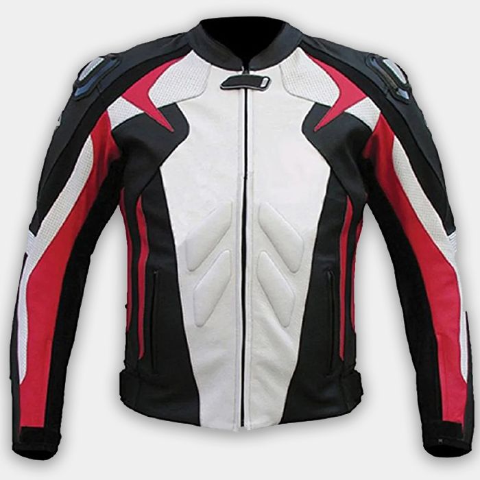 Mens Fashion Real Leather Motorbike Jacket MJ-17