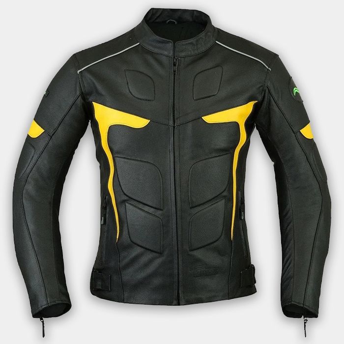 Mens Biker Motorbike Motorcycle Leather Jacket CE Armours