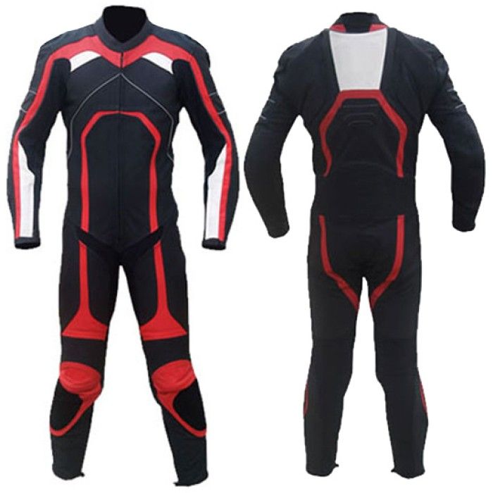 Red and Black Motorbike Suit