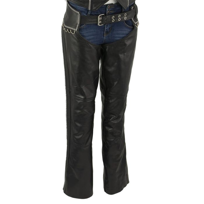 Womens leather chaps