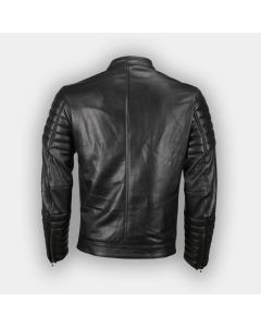 Mens Lambskin Leather Lightweight Riding Jacket Real Leather