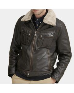 Leather jacket RAF B3 Bomber sheepskin Leather Jacket
