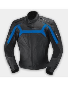 Men Motorbike Genuine Leather Motorcycle Ce Armor Protection Biker Riding Jacket Black