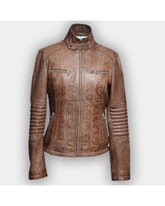 Fashion Women Leather Jacket New Design