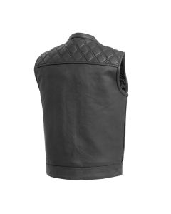Leather vest top quality motorbike leather vest